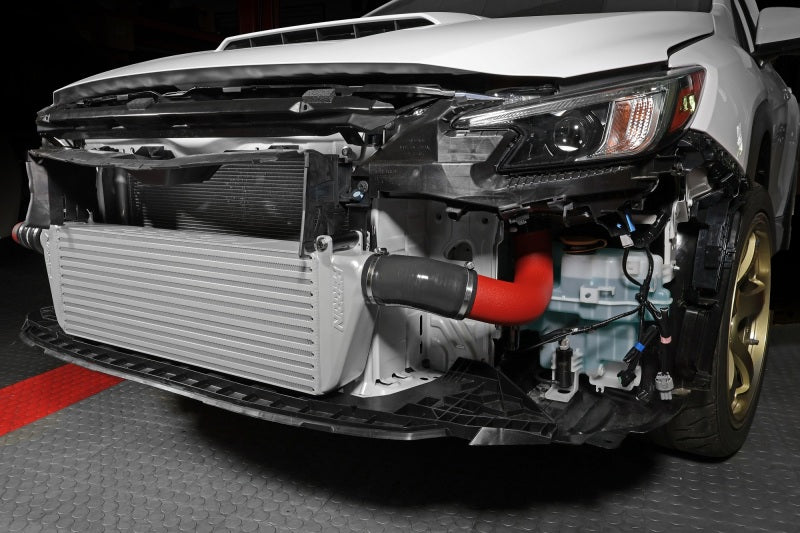 Perrin Performance PSP-ITR-441SL/RD PERRIN 22-25 Subaru WRX Front Mount Intercooler Kit (Red Tubes & Silver Core)