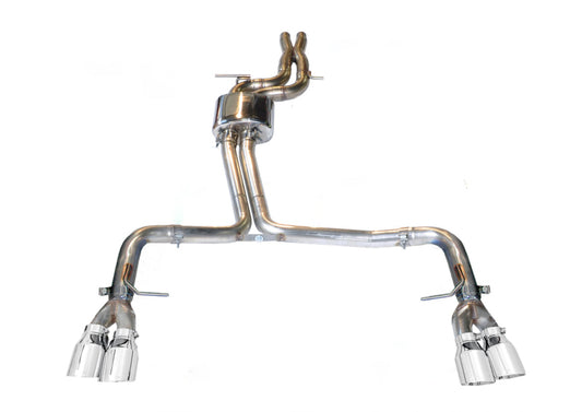 AWE Tuning 3020-42026 Audi B8.5 S4 3.0T Track Edition Exhaust - Chrome Silver Tips (102mm)
