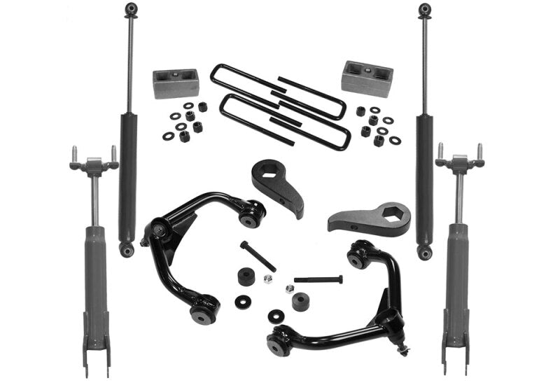 Superlift K1010 11-19 Chevy Silv/GMC Sierra 2500 HD 3in Lift Kit w/ Rear Shocks