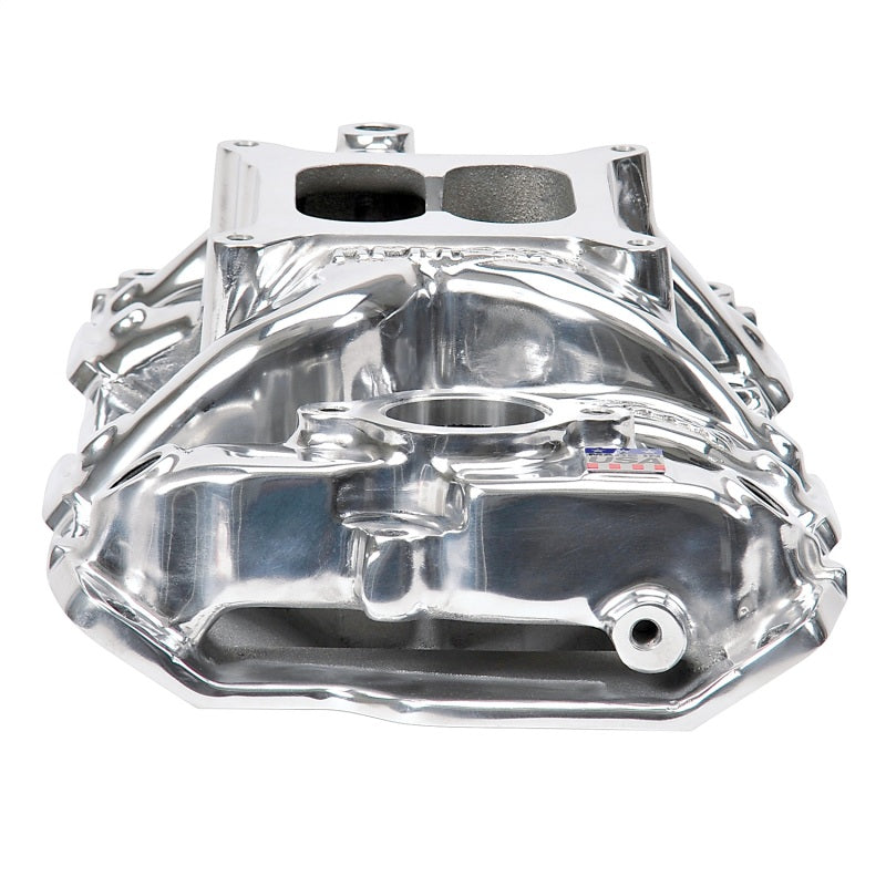 Edelbrock EDE75011 SBC Performer RPM A/G Manifold - Polished 7501