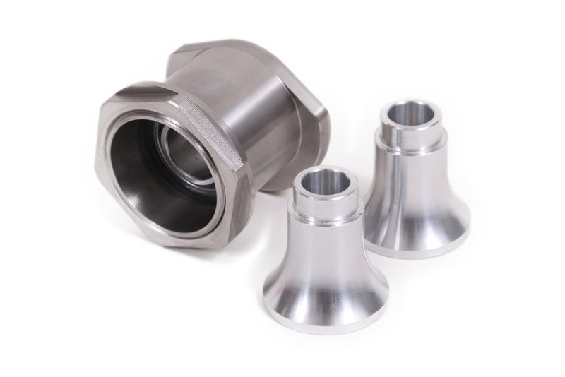 BMR Suspension BK079 BMR 05-14 Ford Mustang 8.8in Differential Bearing Kit Spherical Bearings Stainless Steel Housing
