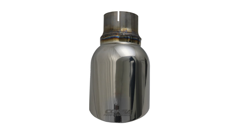 CORSA Performance TK007 Corsa 2011-2024 e Universal 2.5in Inlet / 4.5in Outlet Polished Pro-Series Tip Kit