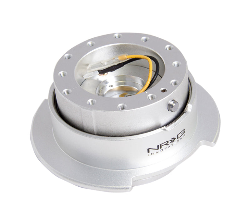 NRG SRK-250SL Quick Release Kit Gen 2.5 - Silver / Silver Ring