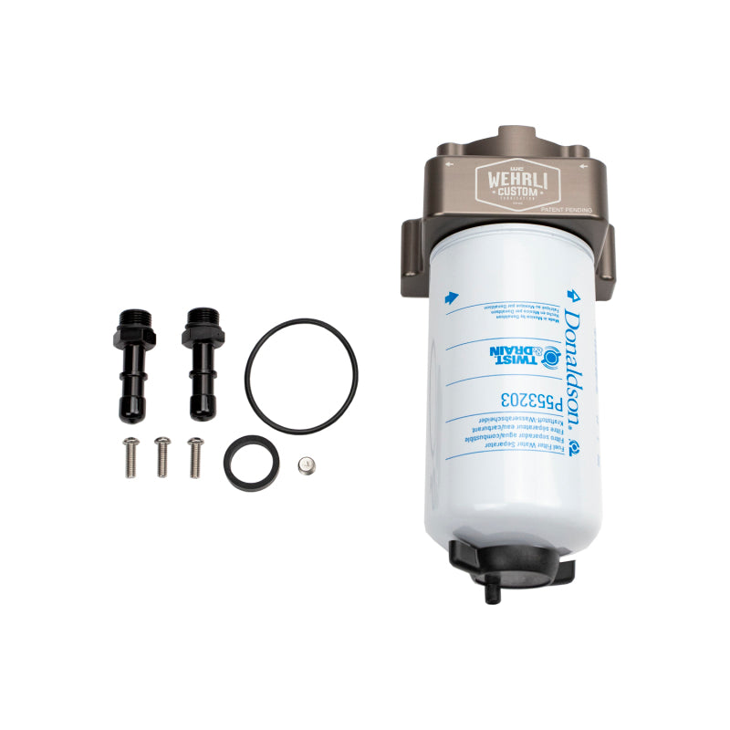 Wehrli WCF100362 20-24 L5P Duramax Short Bed Fuel Filter Housing Kit