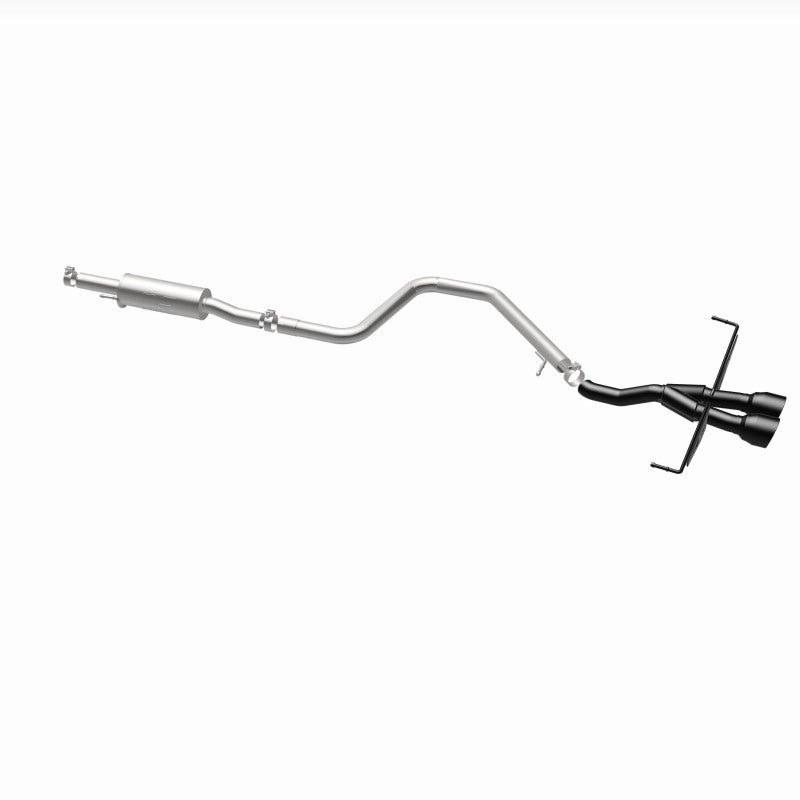 Magnaflow 19455 MagnaFlow 2019 Hyundai Veloster 1.6L 2.5in Center Exit Stainless Steel Cat-Back Exhaust w/Blk Tips