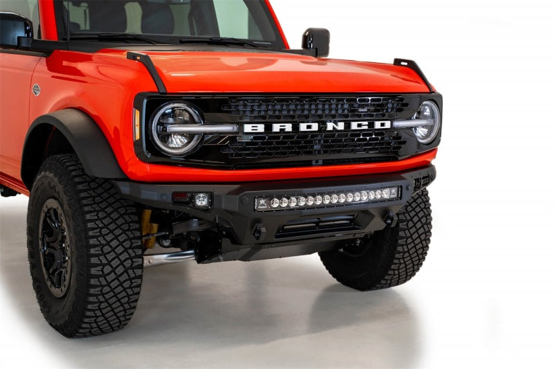 Addictive Desert Designs F230142210103 2021+ Ford Bronco Stealth Fighter Front Bumper w/ Winch Mount