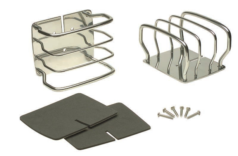 Kentrol 30497 76-06 Jeep Wrangler YJ/TJ Taillight Guard Pair CJ - Polished Silver