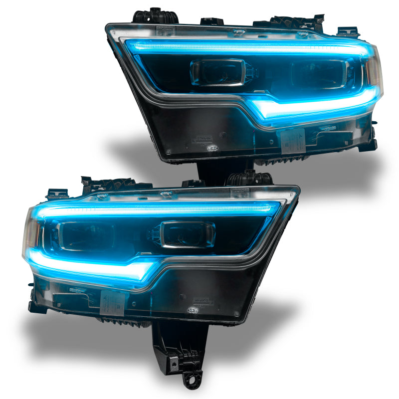ORACLE Lighting 1448-335 Oracle 19-21 RAM 1500 Projector LED Headlight DRL Kit - RGBW+A w/ BC1 Controller SEE WARRANTY