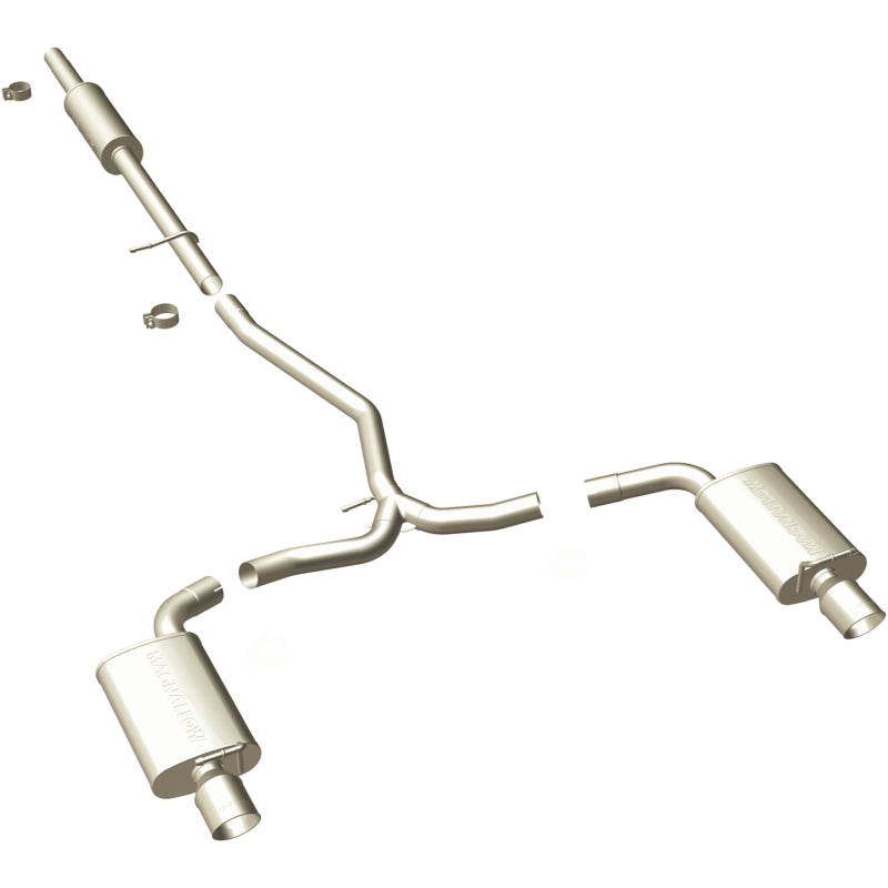 Magnaflow 15467 MagnaFlow 11-13 Ford Explorer V6 3.5L SS Catback Exhaust Dual Split Rear Exit w/ 3.5in SS Tips