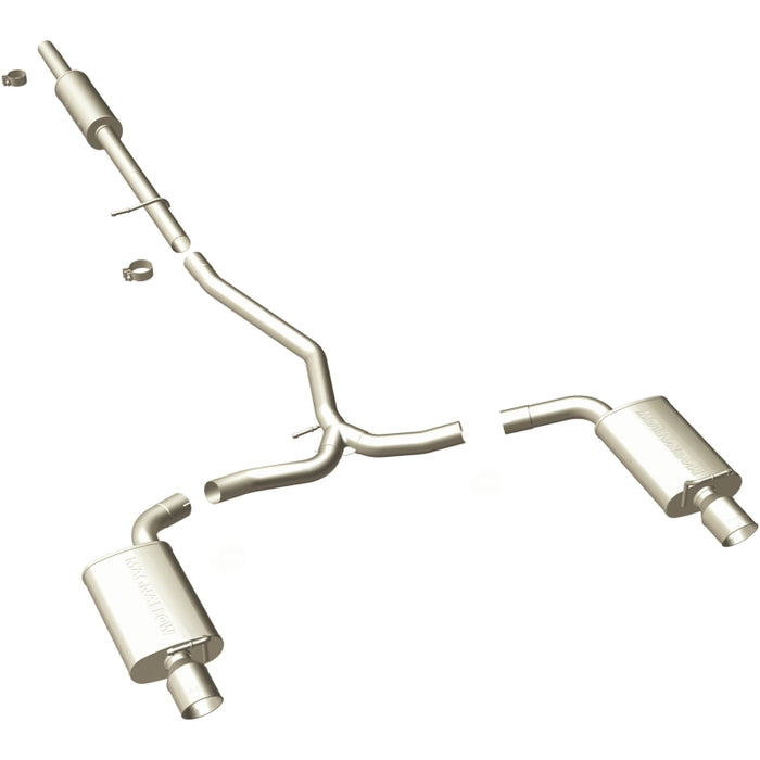 Magnaflow 15467 MagnaFlow 11-13 Ford Explorer V6 3.5L SS Catback Exhaust Dual Split Rear Exit w/ 3.5in SS Tips