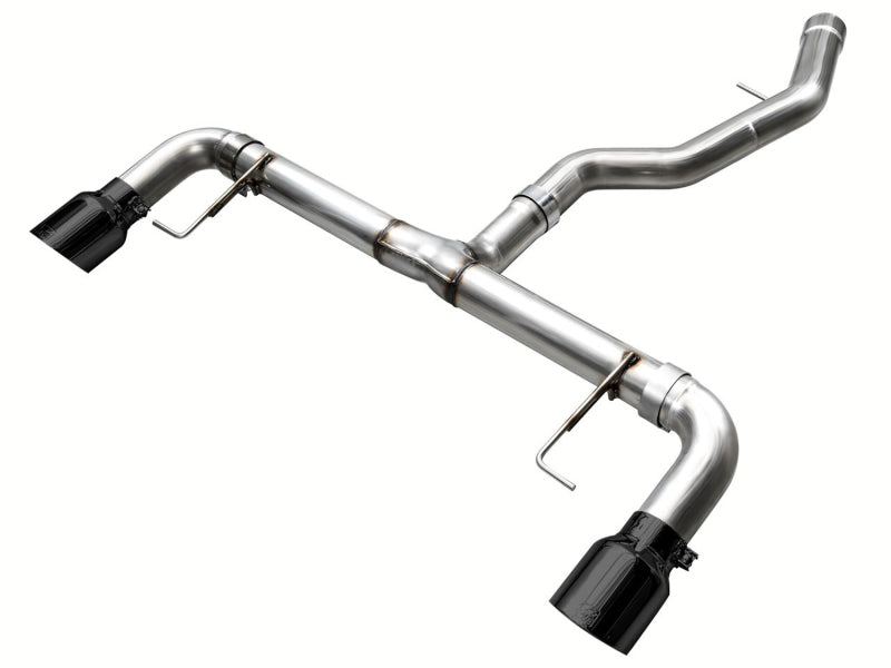 AWE Tuning 3020-33429 AWE 19-23 BMW 330i / 21-23 BMW 430i Base G2X Track Edition Axle Back Exhaust - Diamond Black