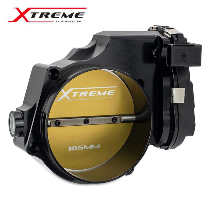 BLOX Racing BXIM-00255-BK 2015+ Dodge Hellcat / Jeep Trackhawk 6.2L 105mm Electronic Billet Throttle Body - Black