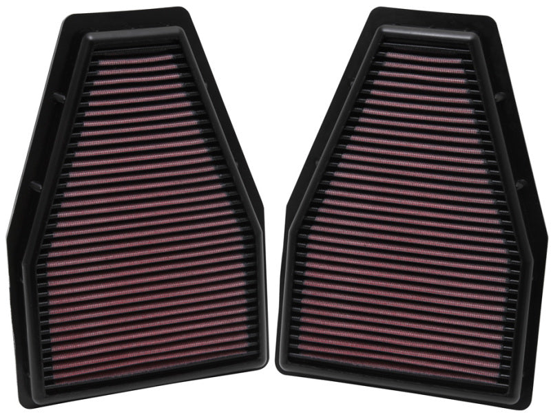 K&N Engineering 33-2484 K&N Replacement Air Filter 12-13 Porsche 911 3.4L / 12 911 3.8L / 13 911 3.6L / 13 911 Carrera 3.8L