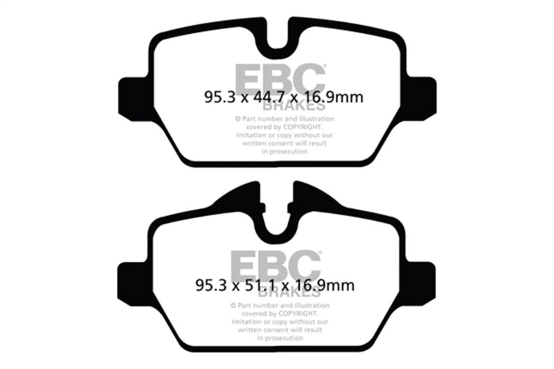 EBC DP32102C 10+ Mini Countryman 1.6 Cooper Redstuff Rear Brake Pads