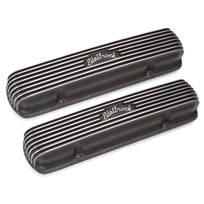 Edelbrock EDE41303 Pontiac Classic Series V/C's - Black Finish