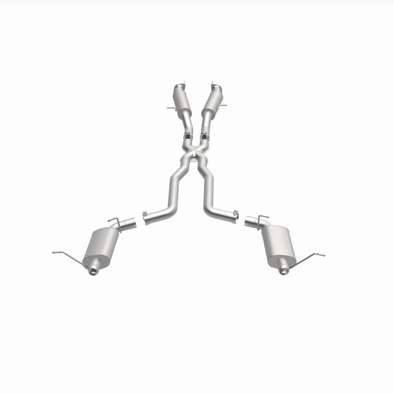 Magnaflow 15064 MagnaFlow 12 Jeep Grand Cherokee V8 6.4L Dual Split Rear Exit Stainless Cat Back Performance Exhaust