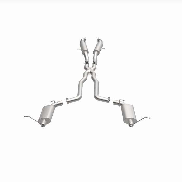 Magnaflow 15064 MagnaFlow 12 Jeep Grand Cherokee V8 6.4L Dual Split Rear Exit Stainless Cat Back Performance Exhaust