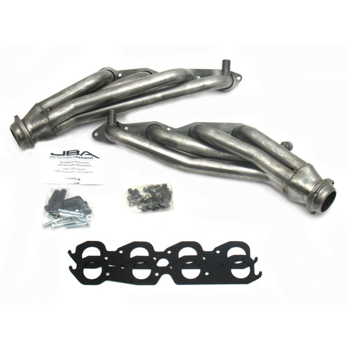 JBA 1823S 96-00 GM Truck 7.4L Voretc w/EGR & A.I.R. 1-3/4in Primary Raw 409SS Cat4Ward Header