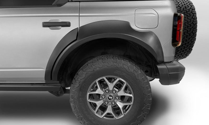 Bushwacker 20961-02 2021+ Ford Bronco 4-Door Extend-A-Flares 4pc - Black