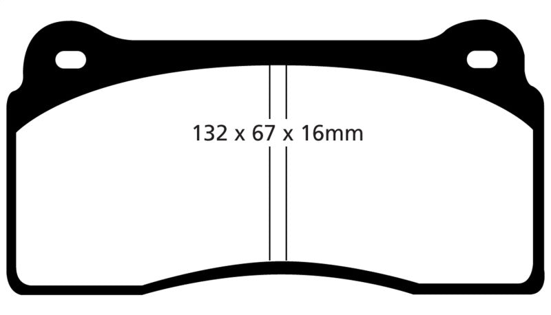 EBC DP91110 99-03 Aston Martin DB7 5.9 Orangestuff Front Brake Pads