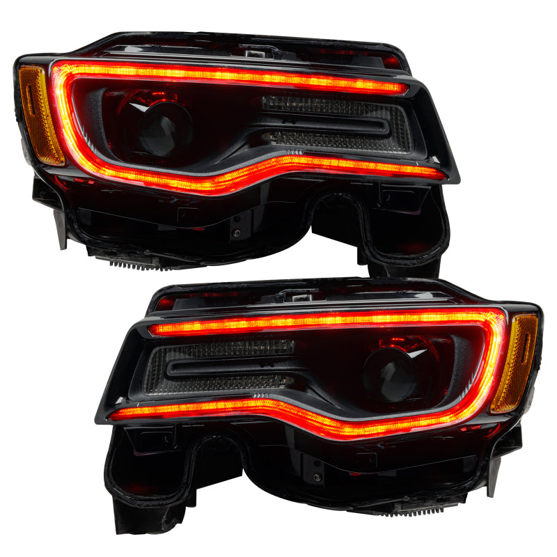 ORACLE Lighting 1284-332 Oracle 1421 Jeep Grand Cherokee Dynamic Headlight DRL Upgrade Kit ColorSHIFT Dynamic