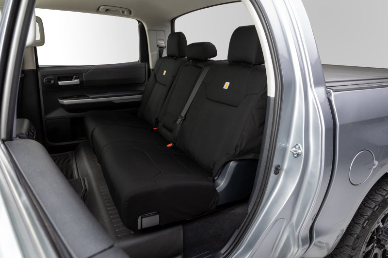 Covercraft GTF4254COBK 21-24 Ford F150 Carhartt Super Dux PrecisionFit Custom Second Row Seat Covers - Black