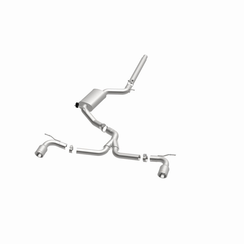 Magnaflow 15357 MagnaFlow SYS C/B Dual Split Rear Exit 4in Polished Tips 2015 VW GTI 2.0L Turbo