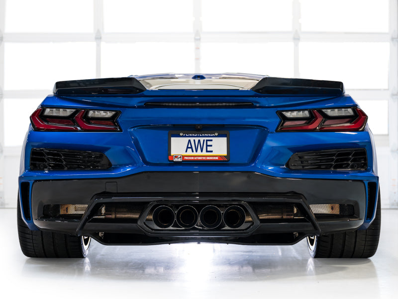AWE Tuning 3025-43906 AWE 2023 C8 Corvette Z06 SwitchPath Cat-Back Exhaust - Diamond Black Tips