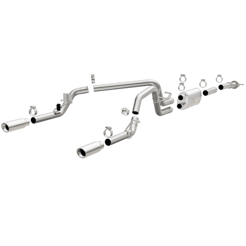 Magnaflow 19019 MagnaFlow Stainless Cat-Back Exhaust 2015 Chevy Colorado/GMC Canyon Dual Split Rear Exit 3.5in