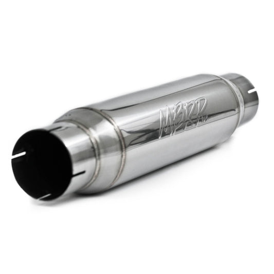 MBRP R1013 Universal Resonator 3in Inlet /Outlet 16in Body 20in Overall T304