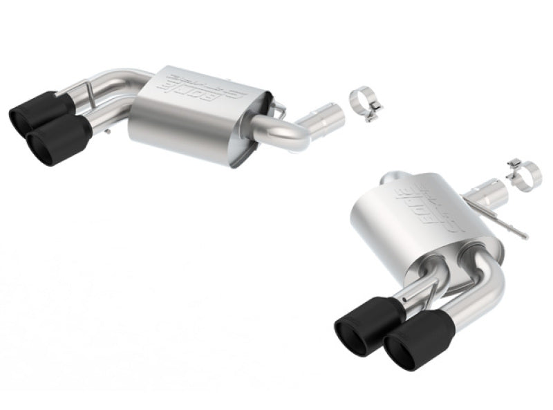 Borla 11920CB 2016-2017 Chevrolet Camaro SS AT/MT S-Type Rear Section Exhaust w/o Dual Mode Ceramic Black