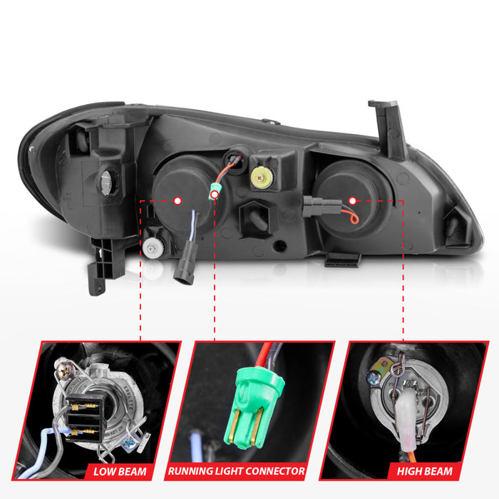 ANZO 121078 ANZ LED/Projector Headlights