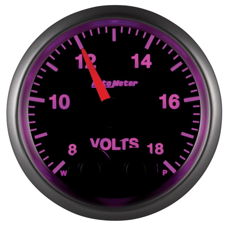 Autometer ATM5683 2-1/16 E/S Voltmeter Gauge - 8-18 Volts