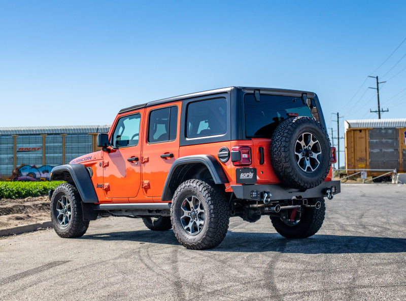 Borla 11964 18-19 Jeep Wrangler JL/JLU 2.0L 4Cyl 2DR/4DR Axle Back Exhaust ATAK w/ 3.5in Tips