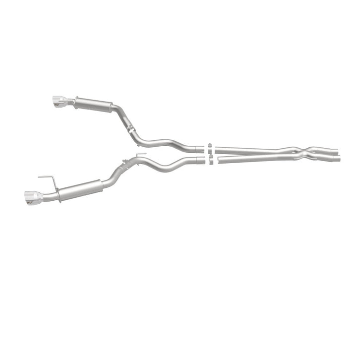 Magnaflow 19099 MagnaFlow Cat Back, SS, 2.5in, Competition, Dual Split Polished 4.5in Tips 2015 Ford Mustang V6 3.7L