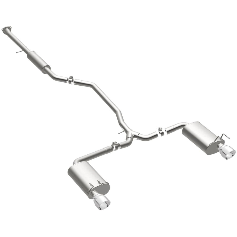 Magnaflow 19181 MagnaFlow Sys C/B 2015 Honda Accord 3.5L V6 2.5in SS Dual Split Rear Polished 4.5 Tip