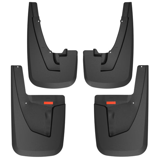 Husky Liners 58046 19-22 RAM 2500/3500 w/o OEM Fender Flares Custom Front & Rear Mud Guard Set - Black