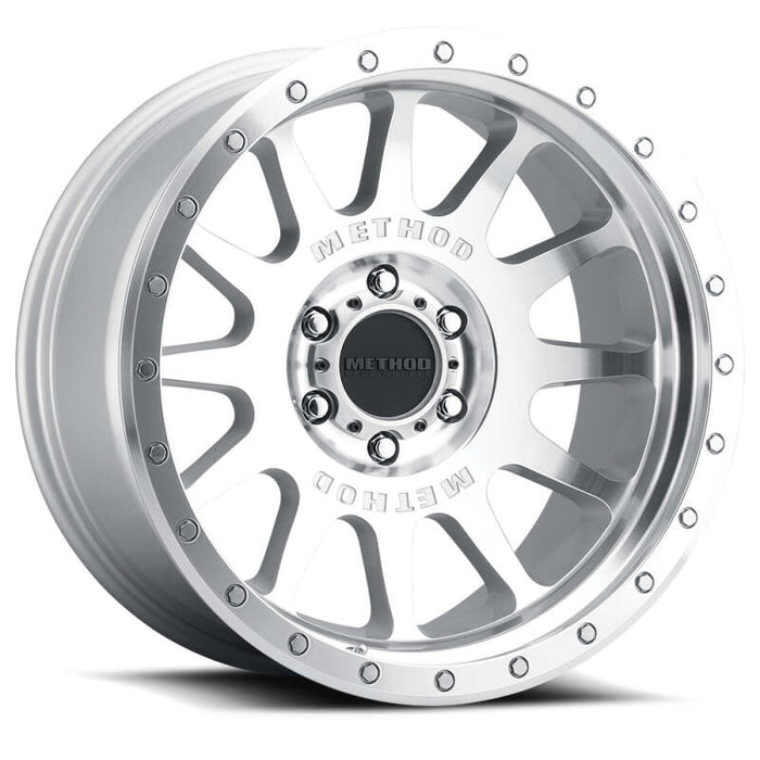 Method Wheels MR60521080324N Method MR605 NV 20x10 -24mm Offset 8x6.5 121.3mm CB Machined/Clear Coat Wheel