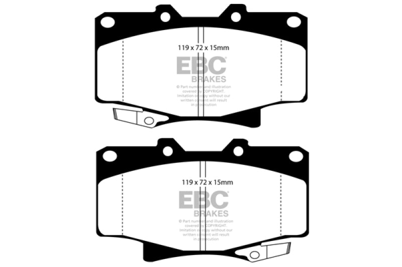EBC DP6992 96-97 Lexus LX450 4.5 Greenstuff Front Brake Pads