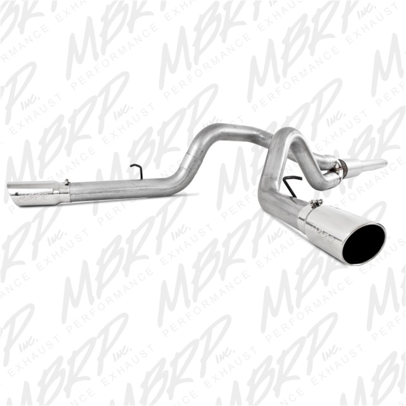 MBRP S5208AL 1999-2004 Ford F-250/350 V-10 Cat Back 4 Dual Split Side