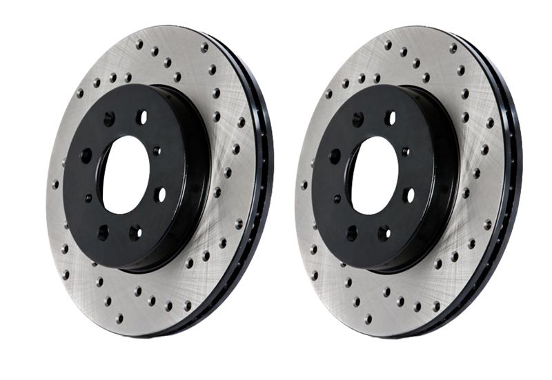 Stoptech 128.44103L StopTech 93-98 Toyota Supra Turbo Drilled Left Front Rotor