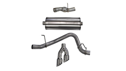 CORSA Performance 14826 Corsa 2015-2020 GMC Yukon Denali 6.2L V8 Single Side Exit Cat-Back Exhaust w/ Polished Tips