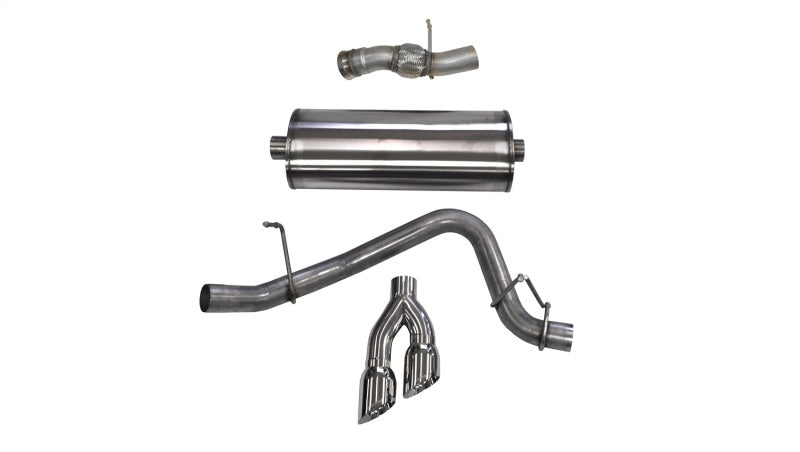 CORSA Performance 14826 Corsa 2015-2020 GMC Yukon Denali 6.2L V8 Single Side Exit Cat-Back Exhaust w/ Polished Tips