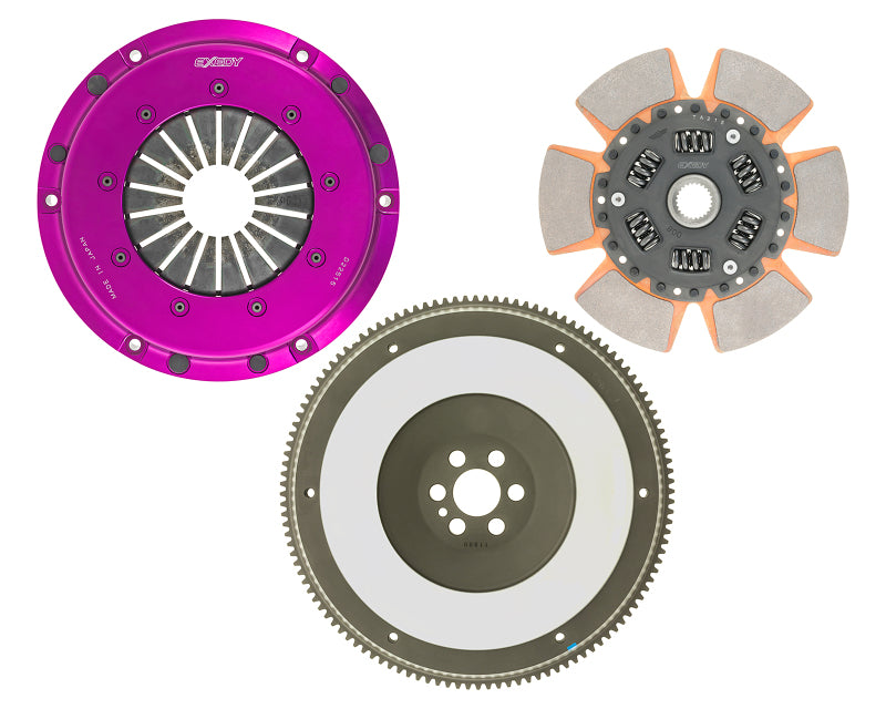 Exedy NH03SD1 1989-1993 Nissan Skyline GTR L6 Hyper Single Clutch Sprung Center Disc Push Type Cover