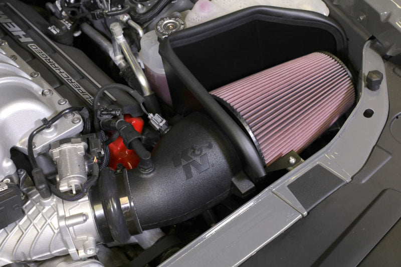 K&N Engineering 63-1577 K&N 2018 Dodge Challenger Demon V8-6.2L F/I AirCharger Performance Intake