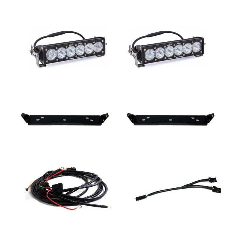 Baja Designs 448063 2021+ Ford Raptor OnX6 Behind Grill Kit -10in. Clear D/C