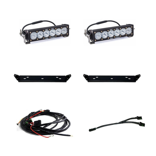 Baja Designs 448063 2021+ Ford Raptor OnX6 Behind Grill Kit -10in. Clear D/C