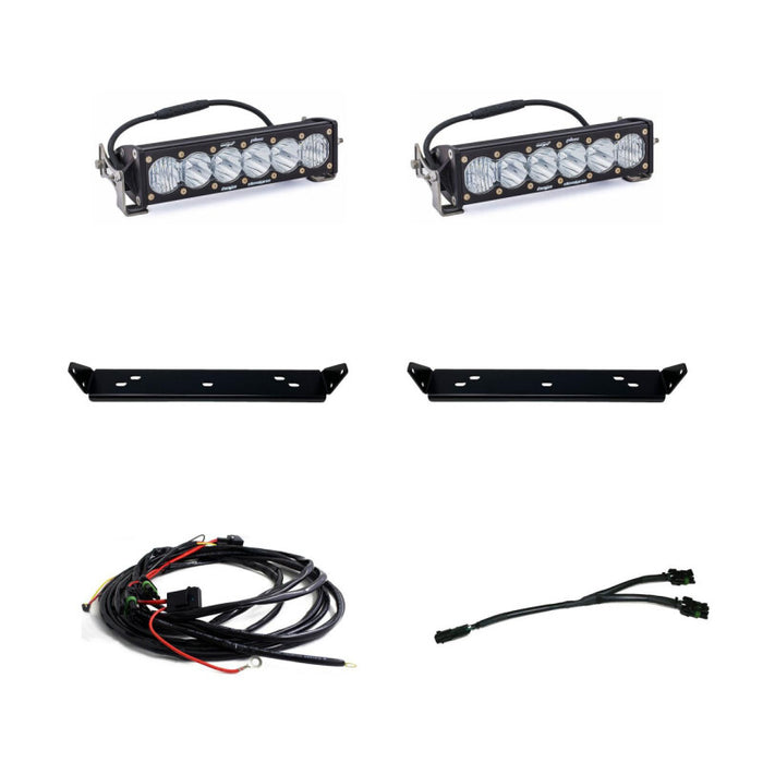 Baja Designs 448063 2021+ Ford Raptor OnX6 Behind Grill Kit -10in. Clear D/C