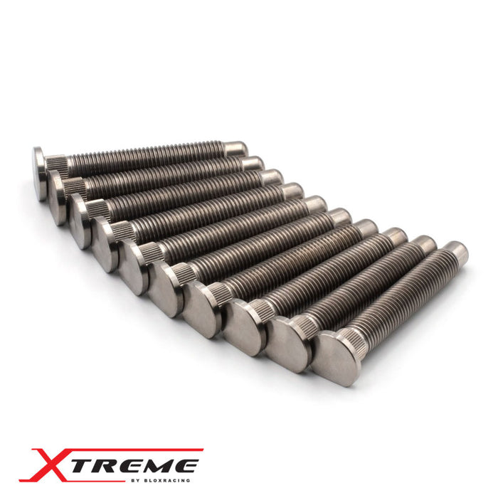 BLOX Racing BXAC-00177 Honda Xtreme Titanium Wheel Studs 12 x 1.50mm - Set of 10