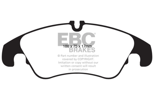 EBC DP32022C 11 Audi A6 2.0 Turbo Redstuff Front Brake Pads